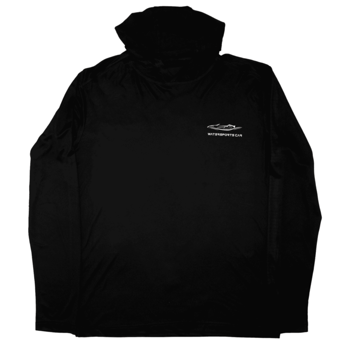 Hooded long sleeve shirt, dry fit